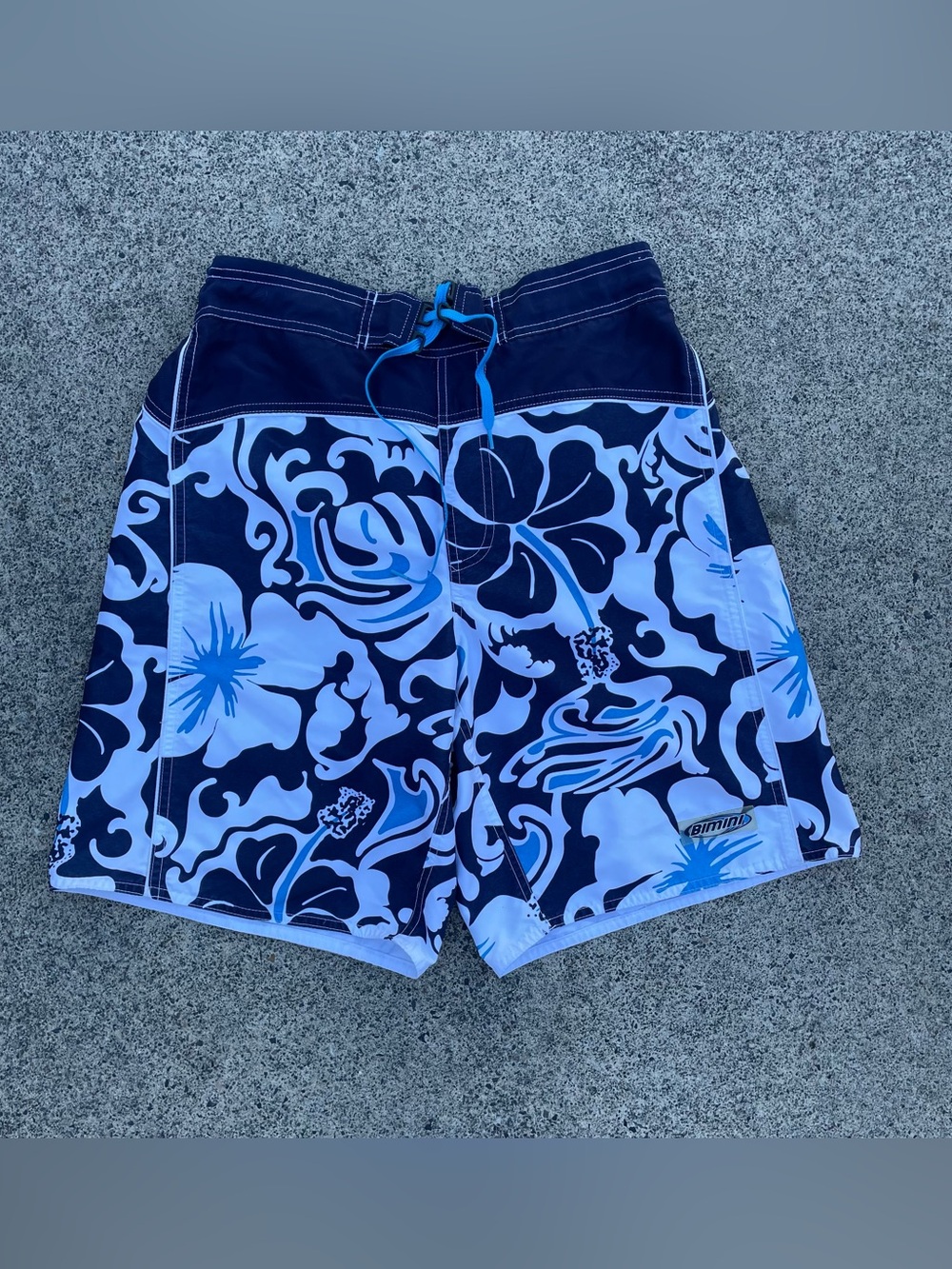 y2k Bikini Bay Hawaiian style board shorts size large